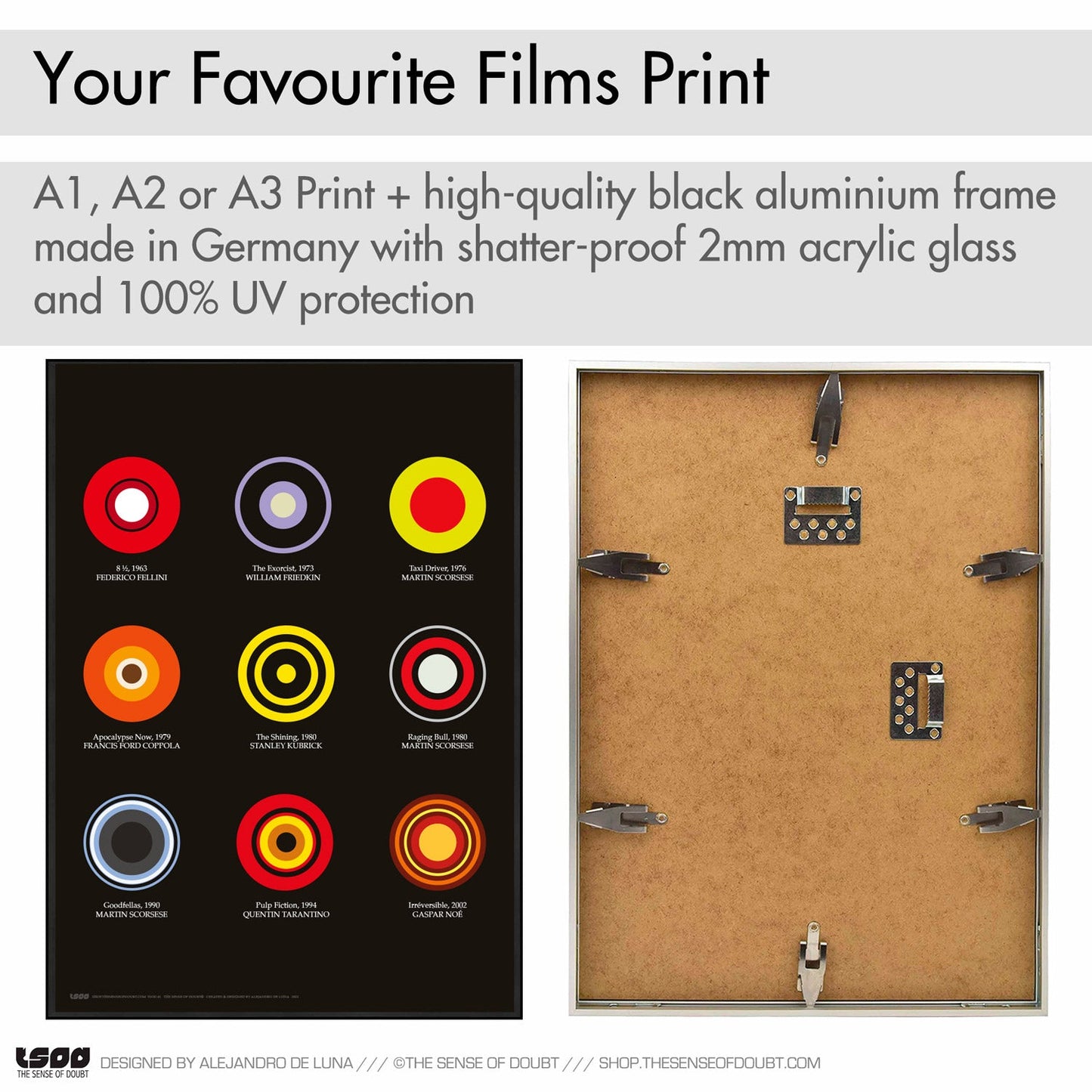 Your Favourite Films: Custom Film Print - The Sense of Doubt
