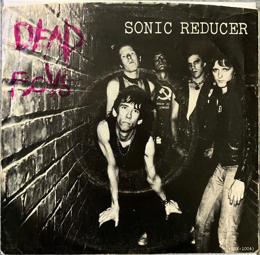 Dead Boys 'Sonic Reducer' 7 inch single sleeve, Sire Records, 1977, featuring Cheetah Chrome on lead guitar