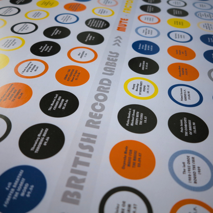 Mute, Factory, 4AD & Creation - 160 Key Records (1978-2000) - detail view, print 4