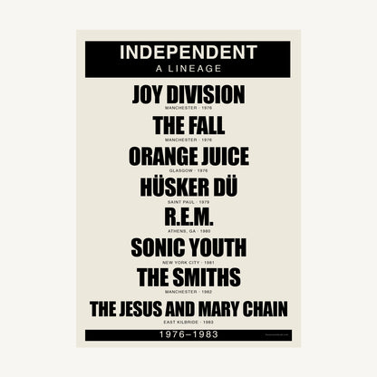 Music Lineages: Poster Series