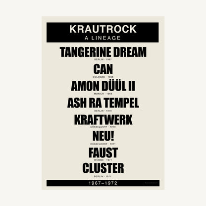 Music Lineages: Poster Series