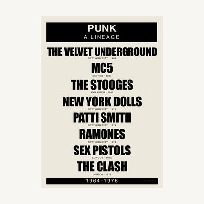 Music Lineages: Poster Series