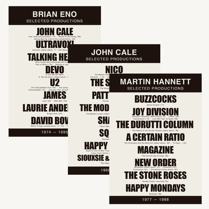 Studio Architects – Selected Productions Poster Series