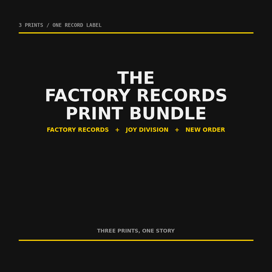 The Factory Records Story Bundle (3 Prints)