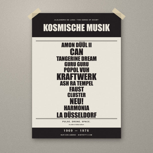 Kosmische Musik: Twelve Bands of Krautrock (1969–1976)