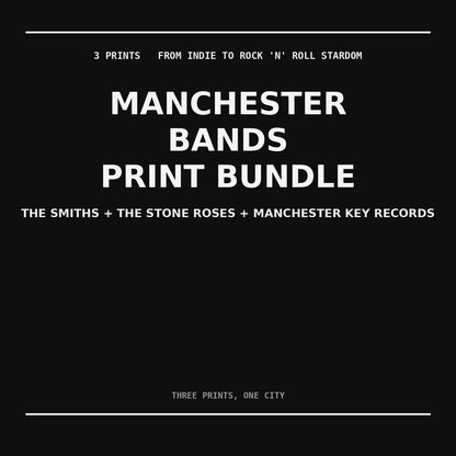The Manchester Bands Bundle (3 Prints)