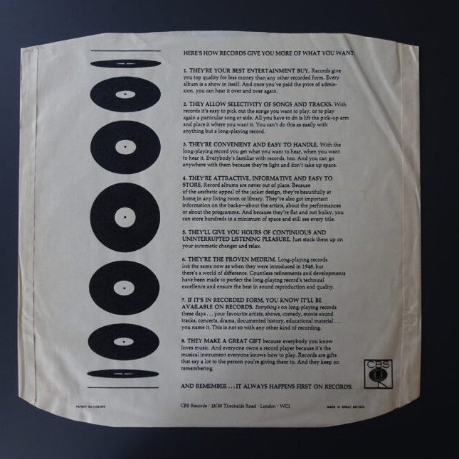 Record Manifesto Print – “Here’s How Records Give You More Of What You Want”