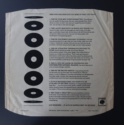 Record Manifesto Print – “Here’s How Records Give You More Of What You Want”