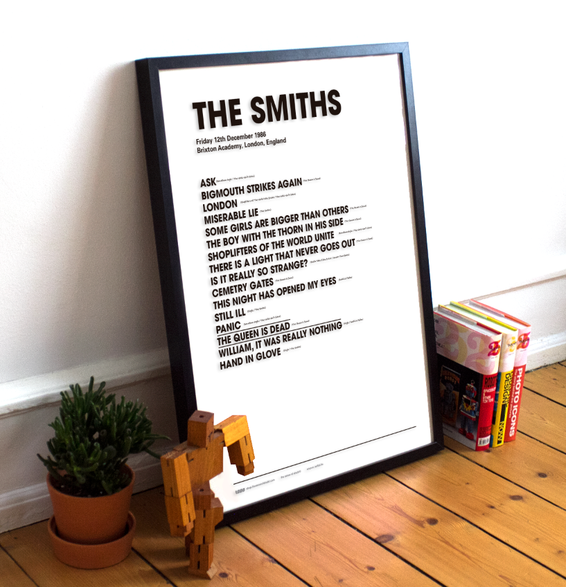 Custom Setlist Print - Any Band or Artist