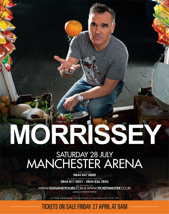 RESEÑA: Morrissey @Manchester Arena, Manchester